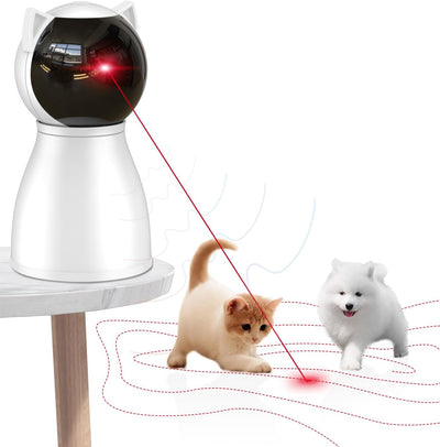 Random Trajectory Rechargeable Motion Activated Cat Laser Toy. Automatic & Interactive Cat Toy for Indoor Cats & Kittens